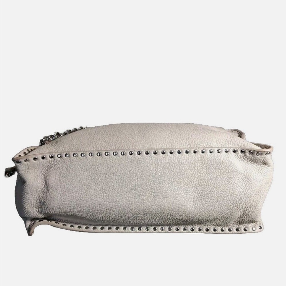 Michael Kors Cream Shoulder Bag with Chain Straps and Textured Leather - Picture 7 of 10